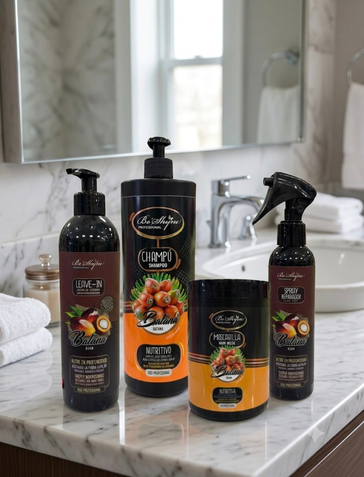 Línea Capilar Nutritiva - Be Shyne Professional Batana